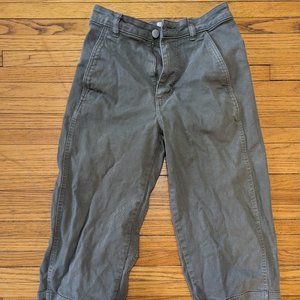 Everlane Utility Barrel Pant (Green, Size 2)